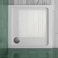 Showerdrape Orbit White Anti Slip Shower Mat 55cm x 55cm | Size: 55 cm x 55 cm