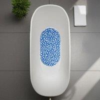 Showerdrape Otto Blue Anti Slip PVC Bath Mat 69cm x 36cm | Size: 69 cm x 36 cm