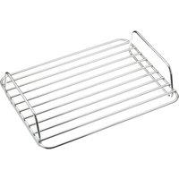 MasterClass Stainless Steel Roasting Rack, 32x23.5x8cm in Silver | Size: 32x23.5x8 cm