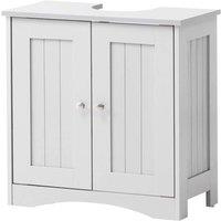 Timber Art Design Bathroom Sink Cabinet Under Basin Unit Cupboard Storage Furniture in White