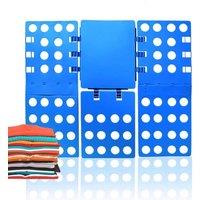 Shatchi Magic Fast Speed Adult Clothes Shirt Folder Organizer Flip Folding Board in Blue