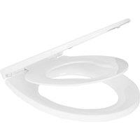 Harbour Housewares Plastic Soft Close Family Toilet Seat - White