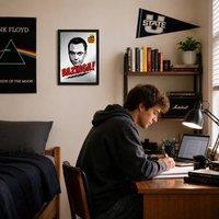 CrazyGadget Bazinga Decorative Mirrored Wall Hanging