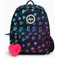 Hype Scribble Heart Pink Crest Backpack