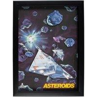 Thumbs Up Official Atari 3D Wall Art - Asteroids Collection in Black