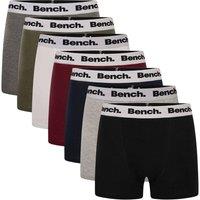 Bench Boy's 7 Pack Cotton Blend Boxer Shorts Assorted Colours Comfy Underwear | Size: 11-12 Years