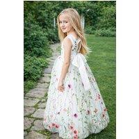 Lilly + Bo Girl's Ariel Flower Girl or Party Dress in Pink | Size: 18 m