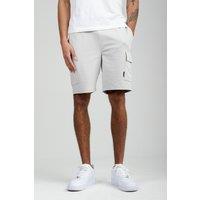 Tokyo Laundry Men's Cargo-Style Shorts in Grey | Size: XL