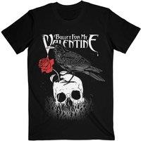 Bullet For My Valentine Men's Raven T-Shirt in Black | Size: Large
