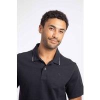 Weird Fish Men's Powell Textured Polo Shirt in Midnight | Size: 4XL