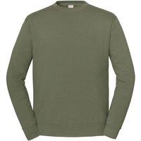 Fruit of the Loom Men's Iconic Premium Set-in Sweatshirt in Olive | Size: XL