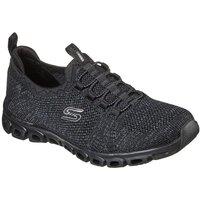 Skechers Women's Glide Step Grand Flash Trainers in Black | Size: 7