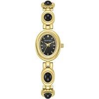 Bertha Women's Rosalie Jade Stone Bracelet Watch in Black