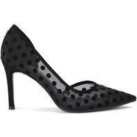 Carvela Women's 'Positano D Orsay Polka' Fabric Heels in Black | Size: 3