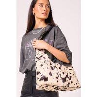 Barneys Originals Women's Cow Hide Leather Shoulder Bag in White