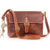Catwalk Collection Handbags Women's Freya Small Leather Cross Body Bag in Tan