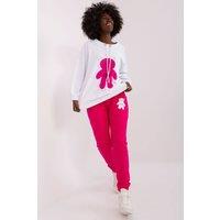 Love Lace Women's Teddy Bear Sweatshirt & Pants Set in Pink | Size: S/M