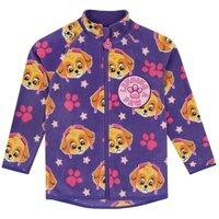 Paw Patrol Girl's Skye Fleece Jacket in Purple | Size: 18-24 m