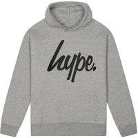 Hype Boy's Hoodie Grey Soft Casual Sweatshirt Comfortable Fit | Size: 13-14 Years