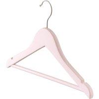 Kelvenix 20x Wooden Kids Clothes Hangers Baby Childrens Trouser Bar Light Pink