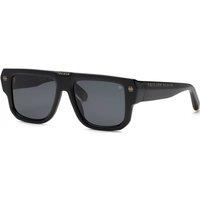 Philipp Plein Men's SPP179-550Z29 Square/Rectangle Sunglasses in Black