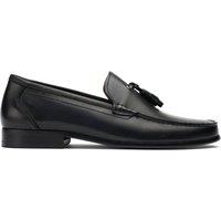 SOLE Men's Rod Tassel Loafer Shoes in Black | Size: 10