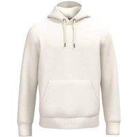 Native Spirit Men's Plain Hoodie in Ivory | Size: 2XS