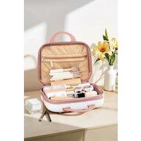 SHEONLY White Cosmetic Travel Case with Handles
