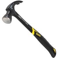 Stanley Fatmax Antivibe All Steel Curved Claw Hammer 570G (20Oz) in Black