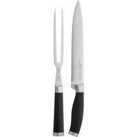 Stellar James Martin Stainless Steel 2-Piece Carving Set - Silver