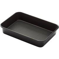 Stellar Eclipse, 34 x 24 x 6cm Roasting Tray in Metallic Silver | Size: 34 x 24 x 6 cm