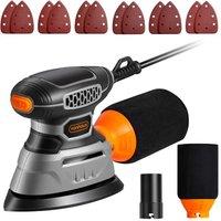 VonHaus 140W Detail Palm Sander in Grey