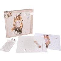 Wrendale Designs 'Born to be Wild' Fox Paint by Numbers Kit - 40 x 40cm | Size: 40 x 40 cm