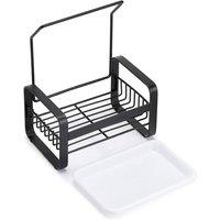 Top 3 Kitchen Sink Caddy Organiser with Drying Rack Black