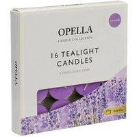 KDMD Opella Tealight Candles 8 Hour Long Burn 16 Pack Random Fragrance in Purple