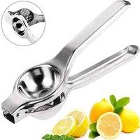 SPETLEK Juicer Manual Press Stainless Steel Lime Citrus Fruit Extractor in Silver