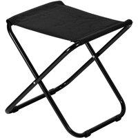 Kelvenix 2x Classic Folding Stool Lightweight Practical Foldable Design Black