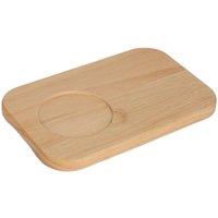 Kelvenix 1x Wooden Chopping Board 23x15cm Kitchen Cheese Food Cutting Serving in Brown | Size: 23x15 cm
