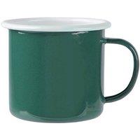 Kelvenix 6pcs Green Enamel Mugs 375ml Metal Camping Tea Coffee Cups