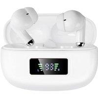 Kelvenix Wireless Bluetooth In-Ear Earbuds, Universal for All Devices in White