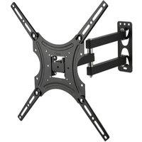 Kelvenix Swivel TV Wall Mount Bracket for 26-55 Inch 3D LCD LED Plasma in Black