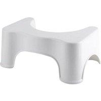 SPETLEK Bathroom Toilet Squatty Step Stool in White | Size: 180 cm width x 180 cm drop