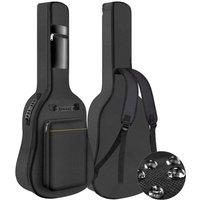 SPETLEK Acoustic Guitar Back Bag Carry Case in Black | Size: 0.6m2