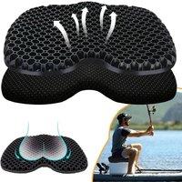 SPETLEK Kayak Seat Cushion Waterproof Kayak Gel Seat Cushion in Black | Size: 100 cm x 190 cm