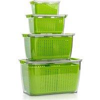 EONLION GREEN-Fridge Organiser Multipurpose Refrigerator Storage Box in Green | Size: 100 cm