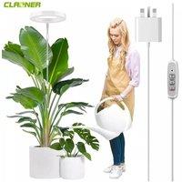 FLAVORA Large Halo Ring Full Spectrum LED Grow Light in White | Size: 100 cm x 100 cm