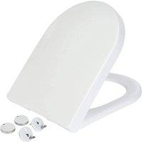 SPETLEK LUXURY D SHAPE HEAVY DUTY SOFT CLOSE TOILET in White