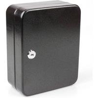 SPETLEK Lockable Key Storage Cabinet in Black | Size: Large