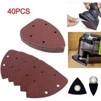 SPETLEK 40pcs Mouse Sanding Sheets For Black in Brown | Size: 10000mm x 520mm