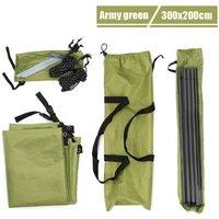 EONLION Car Awning Shelter Portable Canopy Side - 300*150cm in Green | Size: 120